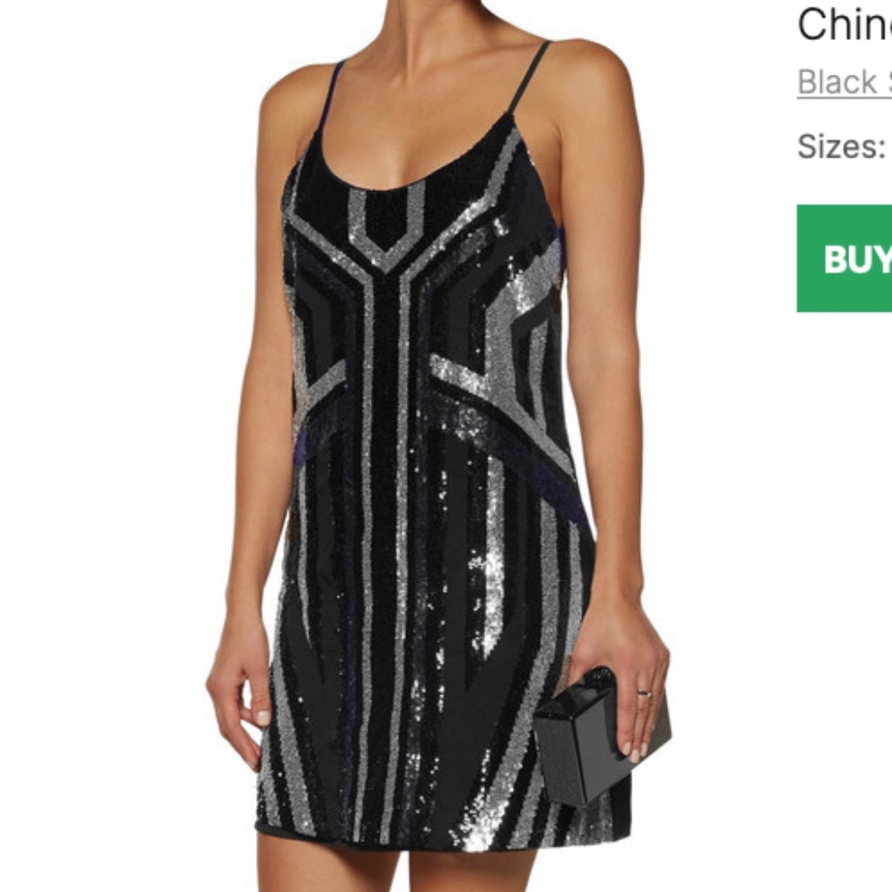 W118 By Walter Baker Pippa Sequined Crepe Dress
